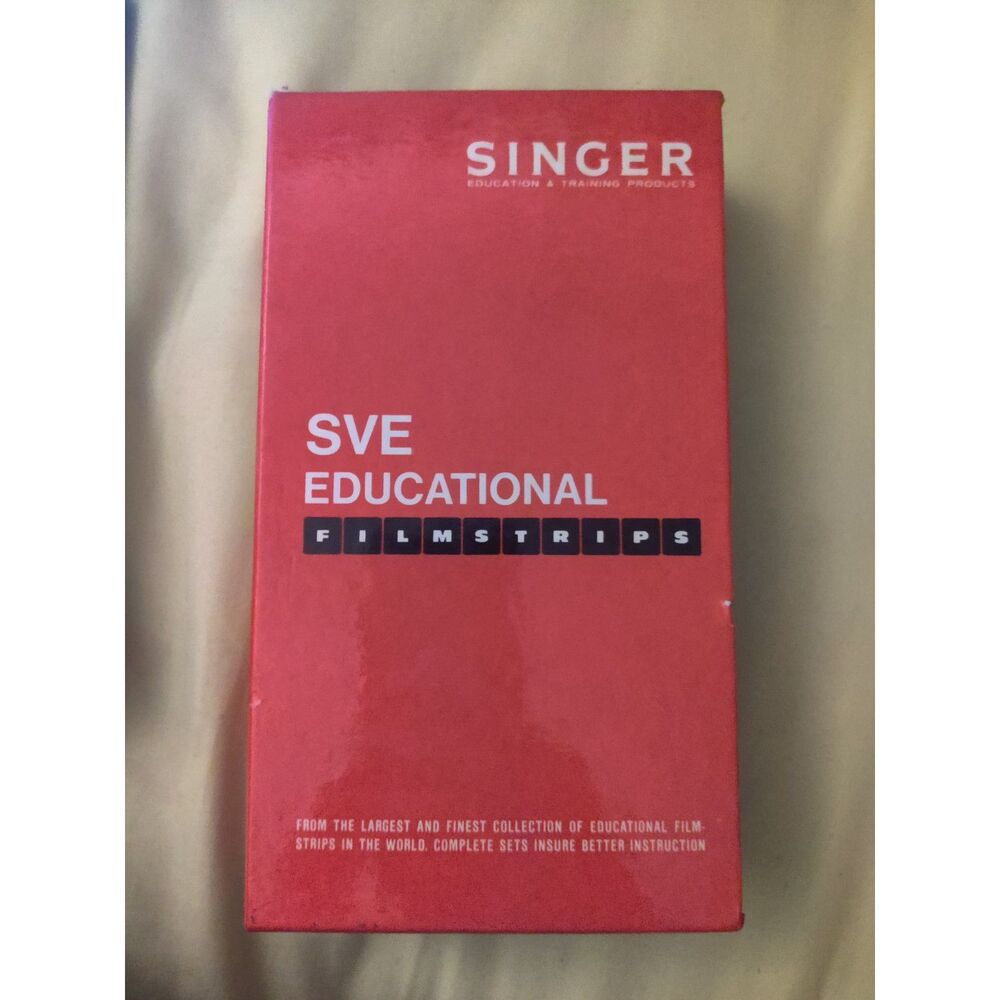 1967 Vintage SVE Singer Visual Education Film Strips Miller Brody Concepts